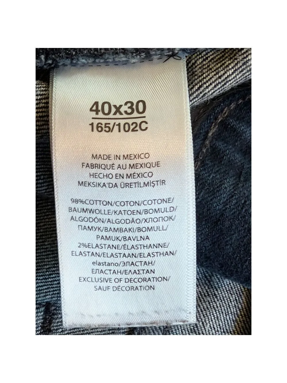 Polo Ralph Lauren Black Label Mens Prospect Straight Jeans 40X30 Dark Wash Luxe